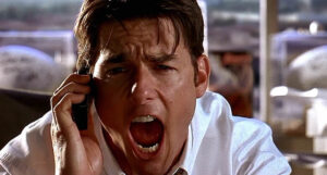 Tom Cruise in Jerry Maguire